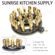 Commercial Use 18 Duck Tips Jet Burner, Natural Gas