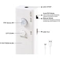 thumbnail image 2 of WWS-6 .56 Pieds Bande Lumineuse Led, Capteur de Mouvement avec Batterie pour Placard Garde-Robe Escalier sous Comptoir Armoire Chambre, 2 of 4