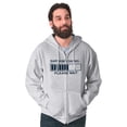 thumbnail image 5 of Sarcasm Loading Please Wait Zip Up Hoodie Men's Women's Brisco Brands 5X, 5 of 6