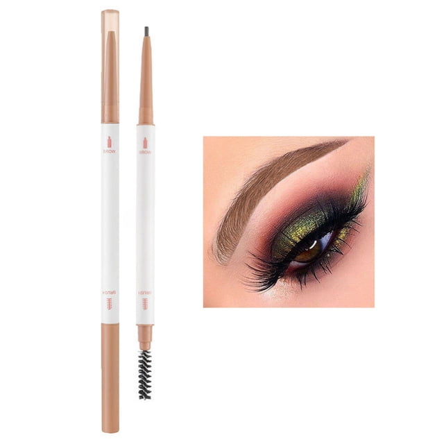 Eyebrow Pencil Ultra Fine Eyebrow Pencil Double Headed Slender Eyebrow Powder Fine Core Long Lasting Makeup Color Waterproof Sweatproof And Non Fading Makeup Pencil, Eyebrow Pencil for Women