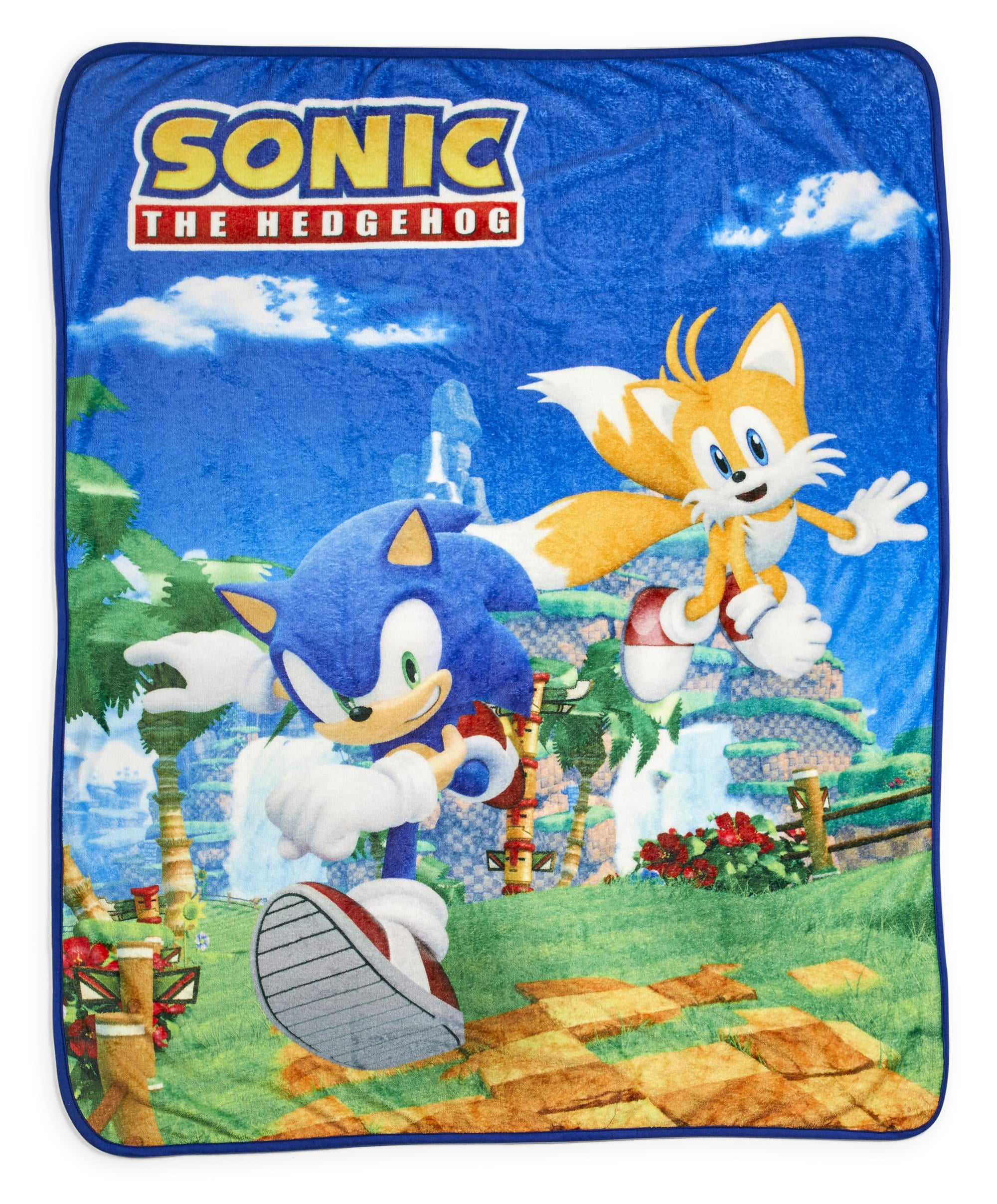 Details about   Sonic the Hedgehog Sonic Tails Telescope Sublimation Throw Blanket 46"x60" Legit 