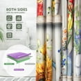 thumbnail image 4 of Flower Shelves Shower Curtain Boho Farmhouse Shower Curtain Rustic Country Floral Shower Curtains for Bathroom Waterproof Fabric Shower Curtain Set with Hooks Farmhouse Bathroom Curtain Decor 72x72, 4 of 6
