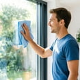thumbnail image 6 of 24 Pack Microfiber Glass Cleaning Cloth Polishing Cloths Glass Cleaning Towel Lint Free Cloth for Cleaning Windows, Glasses, Mirrors, Windshields, Stainless Steel 25x25cm, 6 of 6
