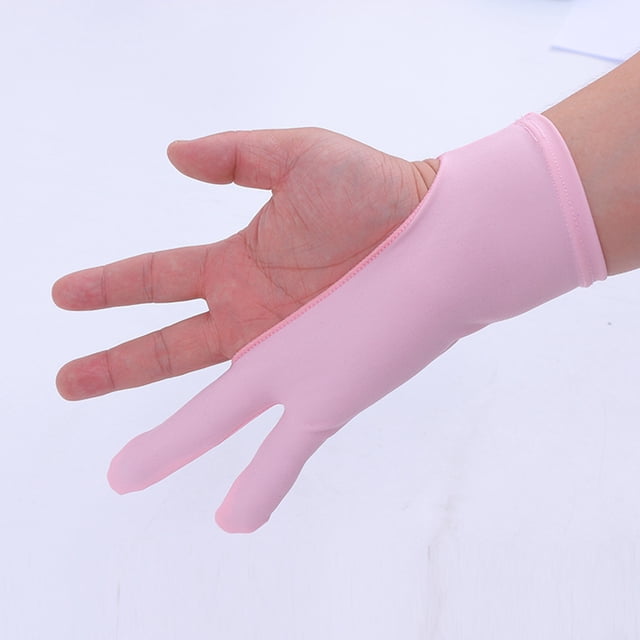 Guantes de dos dedos anti-deslumbrantes planos pintados a mano Guantes de medio dedo anti-deslumbrantes Guantes anti-deslumbrantes para pintar bocetos Guantes anti-deslumbrantes