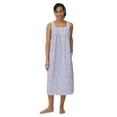 thumbnail image 3 of Aria Women's Sleeveless Long 100% Cotton Nightgown in 46", Sizes XS to 5X, 3 of 8