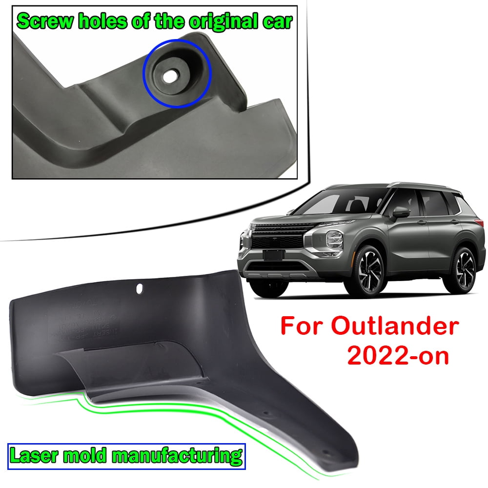 Mud Flaps for Mitsubishi Outlander 2022 2023 2024 Splash Guard Mudguards Front Rear