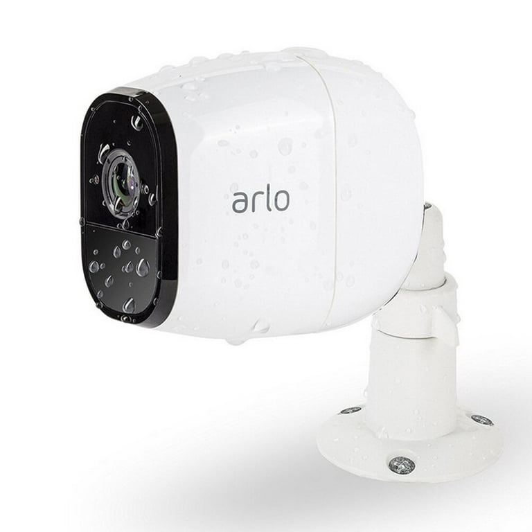 2 Pcs Security Camera Wall Mount Adjustable Indoor Outdoor Mount for Arlo Arlo Pro Arlo Pro 2 CCTV Camera and Other Camera White