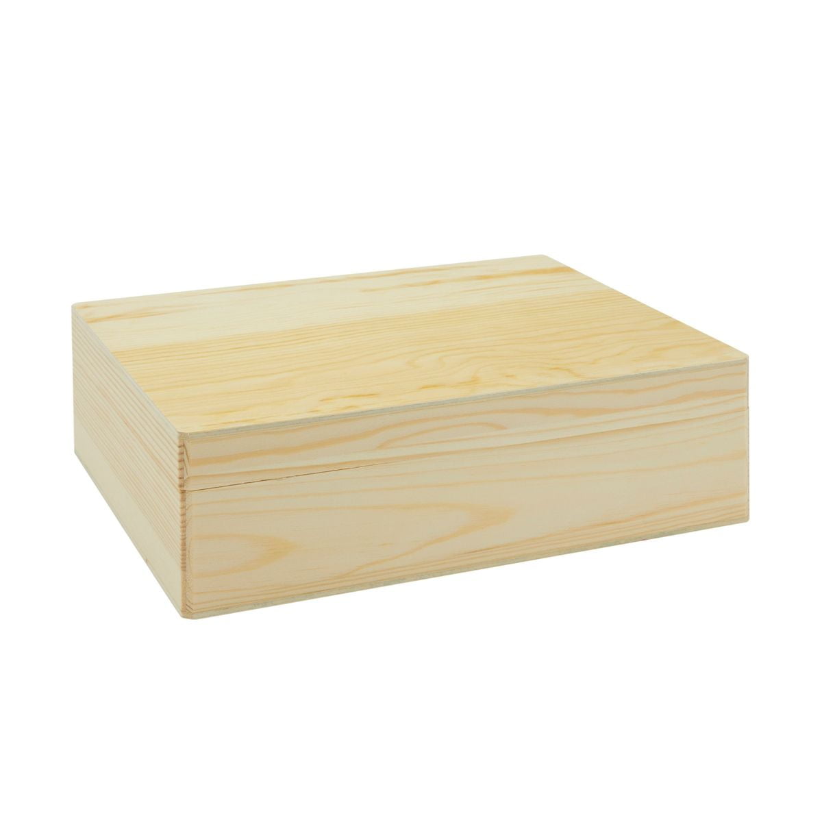 Plain Wooden Boxes 12 Comparments Chest Wooden Storage Jewellery Keepsake 12-BW 