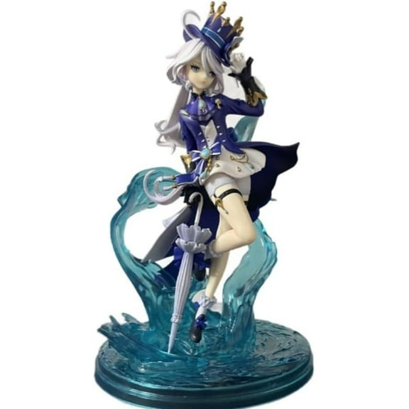 New Furina Figure, Water Control Furina Action Figures 24cm/9.4inch PVC Characters Collectible Decorations Handicrafts Souvenirs for Anime Fans Gifts