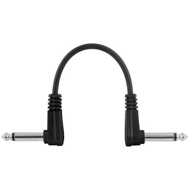 Mogami Pure Patch Pedal Effects Cables, Right Angle, 3 Pack 6in