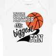 thumbnail image 4 of Inktastic Little Brother and Biggest Fan Basketball Player Boys Baby Bodysuit, 4 of 5
