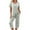 1# White my orders placed, variant on Dyegold Summer Capris Pj Sets For Women Short Sleeve 2 Piece Pjs V Neck Lounge Sets Tops Capri Pants With Pockets Loungewear