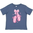 thumbnail image 3 of Inktastic Ballerina Pink Ballet Slippers Girls Toddler T-Shirt, 3 of 5