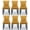 Gold, variant on Set of 6 Dining Chairs Leisure Padded Chair, Tufted Solid Wood Velvet Upholstered Dining Chair with Nailhead Trim& Ring Pull for Kitchen, Living Room