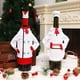 thumbnail image 5 of Envoltura de manga de botella de Navidad, ropa decorativa divertida de Chef, regalos de fiesta, vestido de vino tinto, restaurante, tienda, mesa, Kits de decoración para fiestas Estilo de botón Moyic HA070379-01, 5 of 6