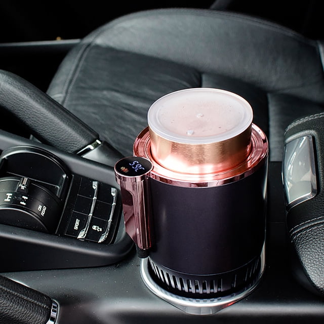 Descuentos Especiales en Línea, Taza de agua fría y caliente para automóvil Taza de agua caliente y rápida para automóvil Refrigerador portátil pequeño para automóvil con taza de aluminio Akmoler