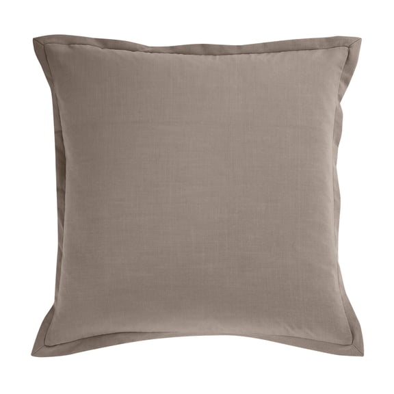 Solid Taupe Euro Sham, 27" x 27", 1PC