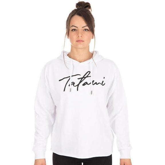 Tatami Fightwear Women's Cropped Pullover Hoodie - Small - White