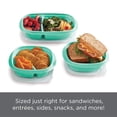 thumbnail image 4 of Juego de recipientes para almacenar alimentos Rubbermaid, 50 piezas, color verde azulado, 4 of 6