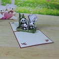 thumbnail image 5 of ROCKROK 3D Popup Greetings Card Panda Popup Card Birthday Gift Cards with Envelope, 5 of 9