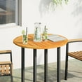 thumbnail image 1 of vidaXL Plateau de Table 80x2.2 cm Rond en Bois Massif d'Acacia, 1 of 5