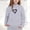 Grey, variant on Zecgelong Boys Hoodies & Sweatshirts For Kids Cozy Pullover With Heart Print Long Sleeve Pocket Hoodie For Casual Wear And Everyday Style Beige,Size 2-3 Years