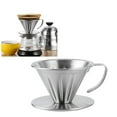 thumbnail image 4 of Stainless Steel Pour Over Coffee Dripper Cone Filter Cup Stand Coffee Machine Accessories Home Office Use, 4 of 7