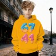 thumbnail image 2 of NordicNest Boys Pullover Hoodie Soft Casual Sweatshirt For Kids Youth Athletic Jacket With Pocket Boys 12-14 Clothes, 2 of 4