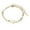 Gold X, variant on Fashion Double Chain Stacking 26 Letters Gold Stainless Steel Initial Bracelet for Women Girls Jewelry, 17-22 cm, Gold T