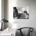 thumbnail image 4 of Nawypu Black And White Paris Prints Louvre Museum Architecture Wall Art Europe Travel Poster Large Paris Wa Canvas Art Poster And Wall Art Picture Print Modern Family Bedroom Decor Posters, 4 of 6