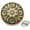 Antique Brass, variant on 2 pcs 1-1/4" Vintage Coin Flower Conchos Screw Back Cowboy Leathercraft CHS82 (Antique Brass)
