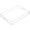 Clear, variant on White Sturdy Acrylic Tray with Handles, 8x8 Inch Countertop Organizer for Kitchen, Bathroom, Office – Storage for Cosmetics, Jewelry, Toiletries, Toys, Gadgets