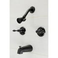 thumbnail image 2 of Avalon Bathroom Shower 2 Lever Handle Oil Rubbed Bronze Finished, 2 of 6