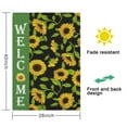thumbnail image 5 of Spring Summer Sunflower Garden Flag 28x40 Inch Double Side for Outdoor Courtyard Garden Decor Flowers Welcome Holiday Flag for Outside Decoration, 5 of 6
