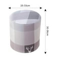 thumbnail image 2 of Funda para Taburete Otomano shamjiam Suaves Y Compactas para Dormitorio Muebles Decorativos Gris claro, 2 of 6