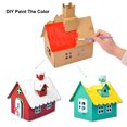 thumbnail image 5 of Casa de papel navideña DIY Pintura de cartón corrugado Villa Mansión Castillo Conjunto Fiesta de Navidad Decoración de cumpleaños Regalo para niños Suministros para el hogar, 5 of 5