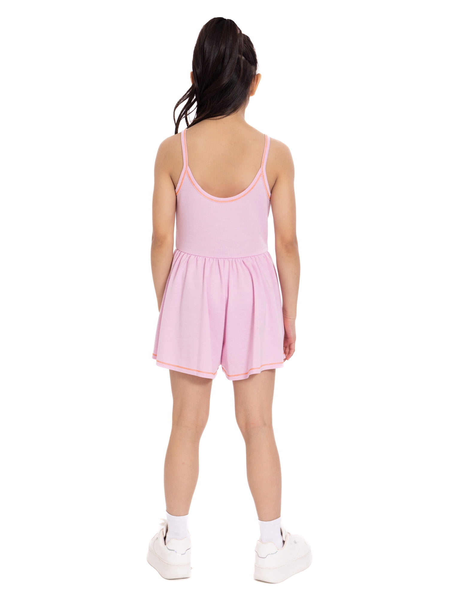 Barbie Girls Sleeveless Graphic Romper, Sizes 4-12
