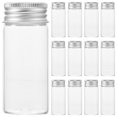 thumbnail image 1 of 24pcs Glass Test Tubes Small Vials Sealed Lid Test Tubes Leakproof Flat Test Tubes 30ml, 1 of 8