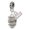 Silver, variant on Silver Plated Love Forever Spinner - Rope Charm Bead Dangle with Mini 2026