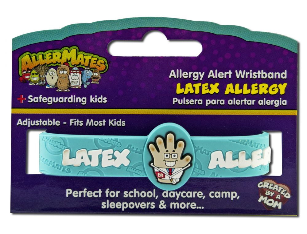 Allermates Allergy Alert Wristbands, Latex