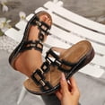 thumbnail image 2 of Sandals For Women Casual Fish Mouth Thick-soled Bottom Solid Color Fashion Wedge Summer Style Womens Sandals for Summer, 2 of 9