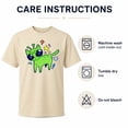 thumbnail image 6 of Unisex Classic Fit Graphic T-Shirt with Cute Green Alien Cat Print, 6 of 9