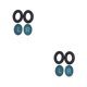 thumbnail image 2 of Seitruly 1 par de almohadillas para los oídos, auriculares con cancelación de ruido, orejeras ovaladas, reemplazo de la cubierta para los Azul negro 2Conjunto, 2 of 6