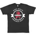 thumbnail image 3 of Inktastic Heart Health Awareness Month February with Red Ribbon Badge T-Shirt, 3 of 5