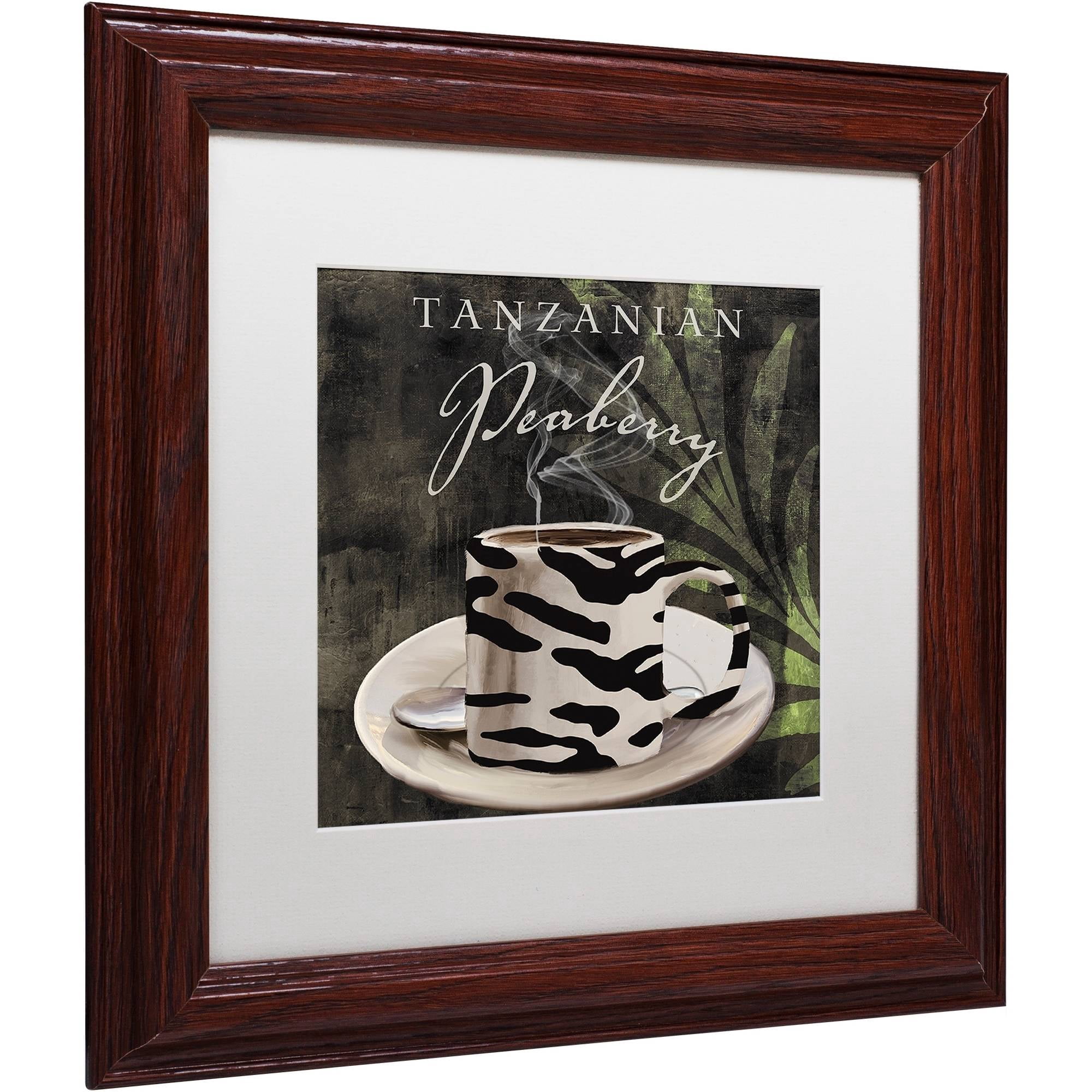 Trademark Fine Art "Afrikan Coffee II" Canvas Art by Color Bakery White Matte, Wood Frame