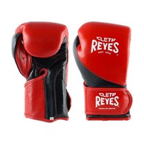 Cleto Reyes High Precision Boxing Gloves for Men and Women (8 oz, Red/Black)