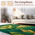 thumbnail image 2 of ODIKA 5'x7' Machine Washable Non-Slip Area Rug, Playful Tropical Leaf High Traffic Rug, Green, 256596, 2 of 7