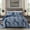 Blue, variant on Dintszyayue Navy Quilt Set Queen Size,3Pcs Bohemian Bedding Set Lightweight Paisley Adult(90"x 96")
