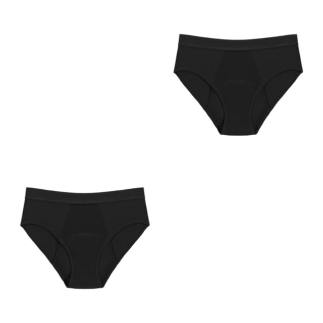 Qarigey Ropa interior de mujer de fibra de bambú portátil de viaje absorbente de agua a prueba de fugas 4 capas ropa interior bragas Type1 NO1