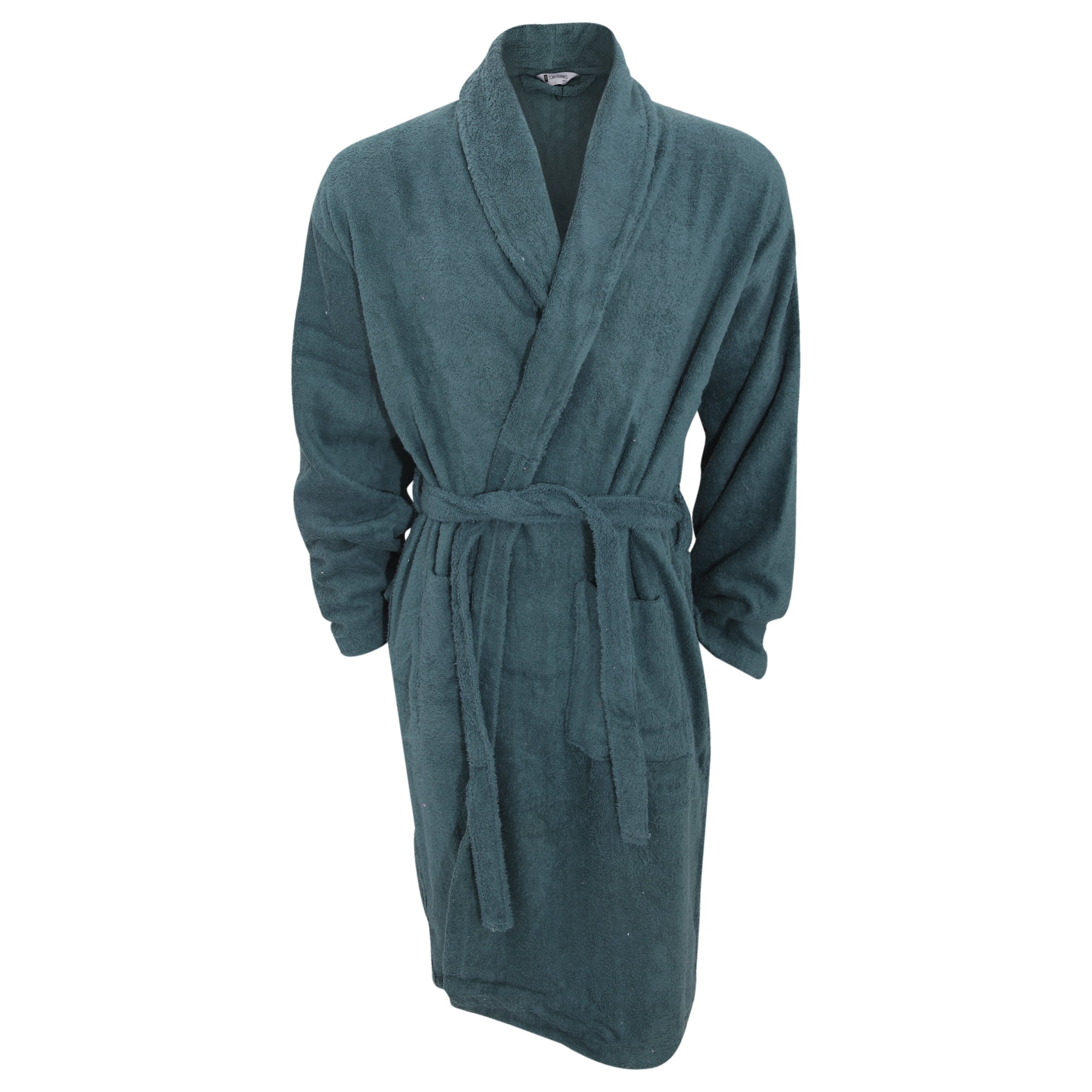 Mens Plain Cotton Towelling Robe 